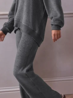 Loungewear|Next - STUDIO Fleece Tunic & Joggers Set Grijs