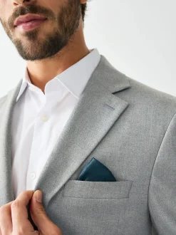 Pakken*Next - Tailored fit - Kostuum met textuur: colbert Grijs