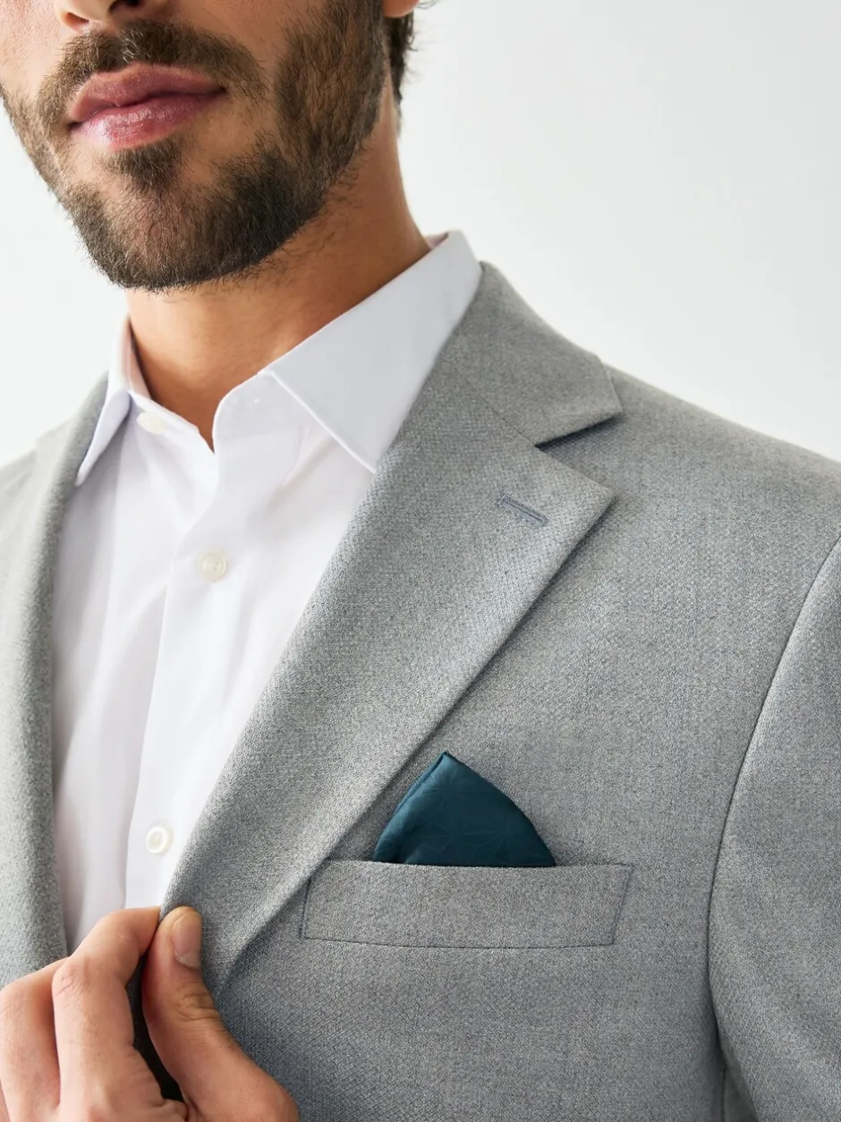 Pakken*Next - Tailored fit - Kostuum met textuur: colbert Grijs