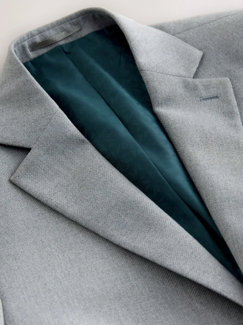 Pakken*Next - Tailored fit - Kostuum met textuur: colbert Grijs
