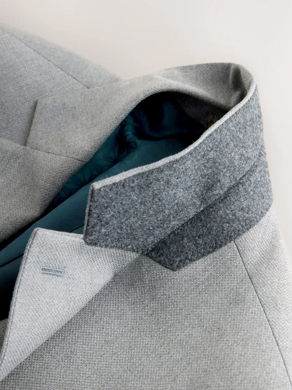 Pakken*Next - Tailored fit - Kostuum met textuur: colbert Grijs