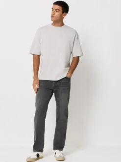 Jeans*Next Grijs - ThermoGen - Straight fit - Motionflex jeans