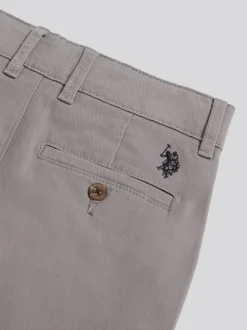 Shorts|U.S. Polo Assn - Classic Chino Shorts Grijs