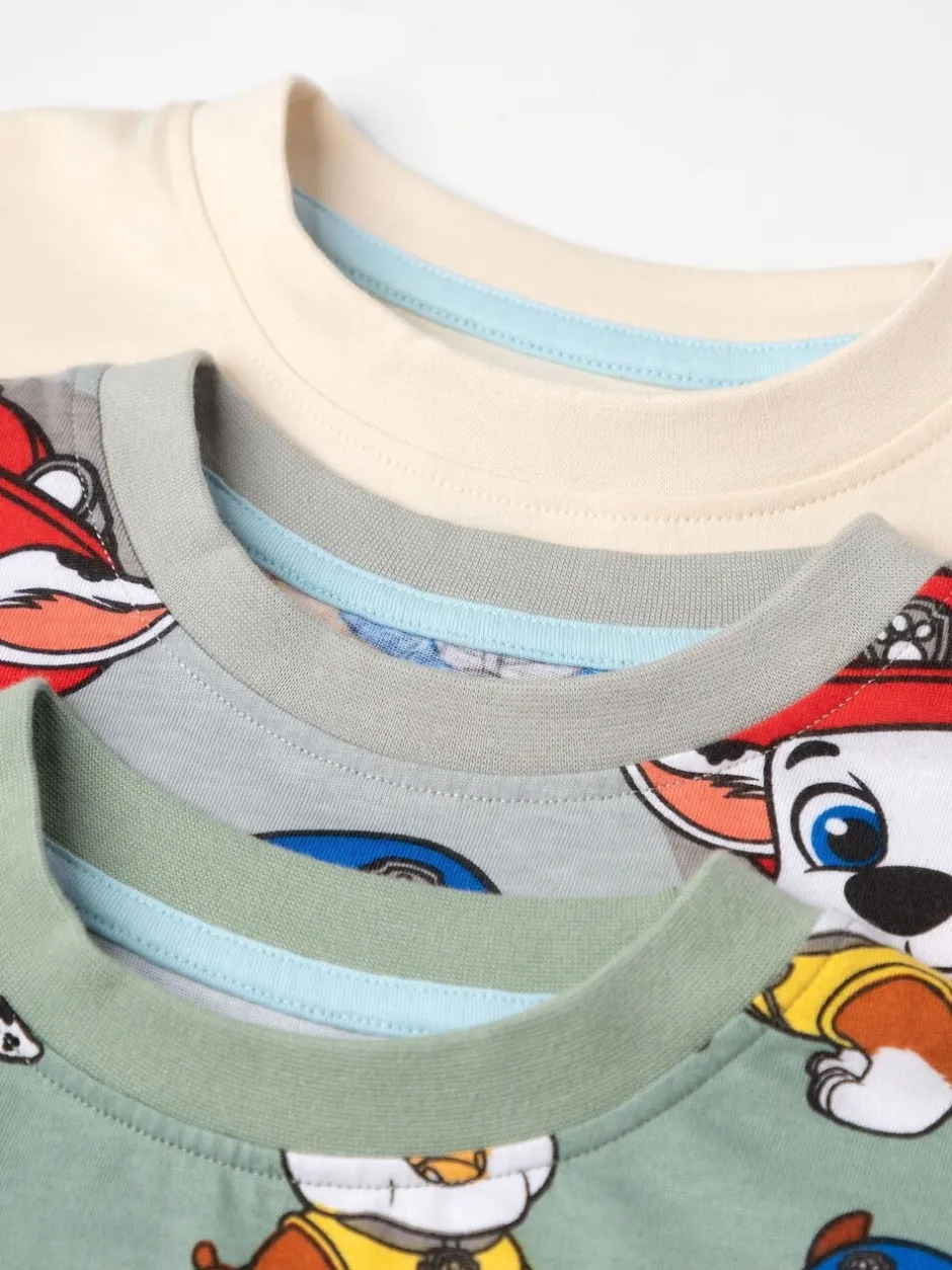 Pyjama's|Vanilla Underground - Bluey Boys Multicoloured Multi Character Multi-Pack of 2 Short Sleeve Short Leg Pyjama Set Grijs