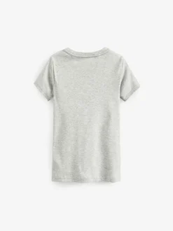 Ondergoed|Rompertjes En Hemdjes*Next - Verpakking van 3 100% katoenen shirts met korte mouwen (1,5-16jr) Grijs