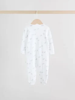 Babypakjes En Babypyjama's|Next Grijs - Verpakking van 3 babypyjama's met tweewegrits (0-2jr)