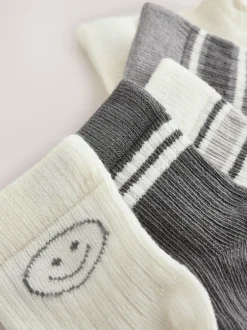 Sokken En Panty's|Sokken*Next - Verpakking van 5 paar babysokken (0 mnd-2 jr) Grijs