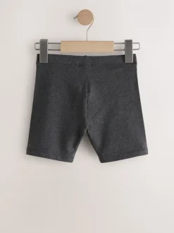 Shorts En Rokken*Next - Verpakking van 2 stretchy fietsshorts met hoog katoengehalte (3-16jr) Grijs