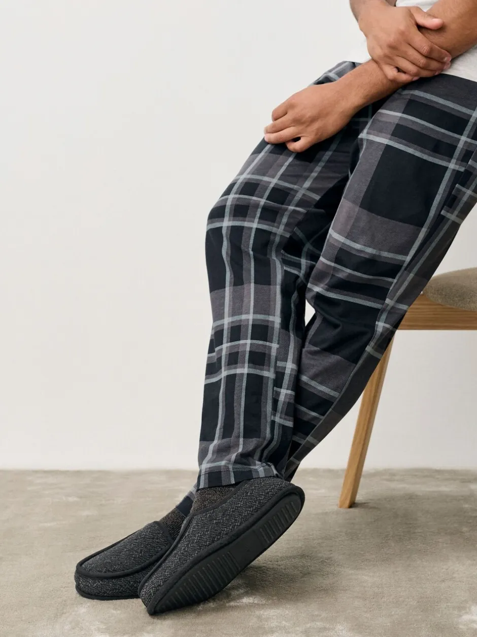 Pantoffels|Next - Wide Fit Closed Back Slippers Grijs