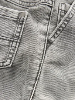 Jeans En Joggingbroeken|Jeans|Next Grijs denim - Jeans met geplooide voorkant (3mnd-7jr)