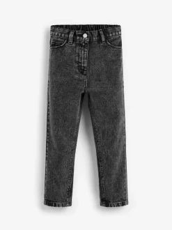 Jeans|Next Grijs denim - Mom 100% katoenen jeans (3-16jaar)