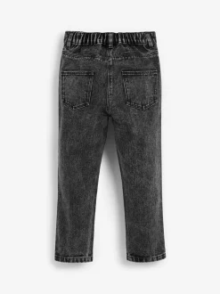 Jeans|Next Grijs denim - Mom 100% katoenen jeans (3-16jaar)