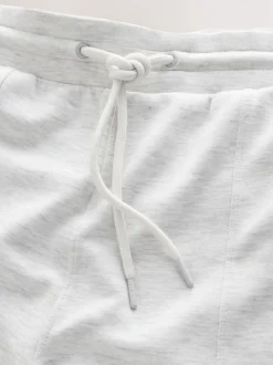 Loungewear|Leggings En Joggingbroeken*Next - Premium jersey joggingbroek met wijde pijpen Grijs gemêleerd