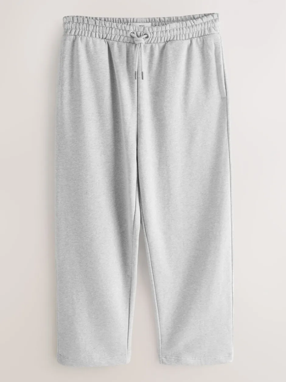 Joggingbroeken|Next - Relaxed fit - Relaxed Fit Brushback Heavyweight Joggers Grijs gemêleerd