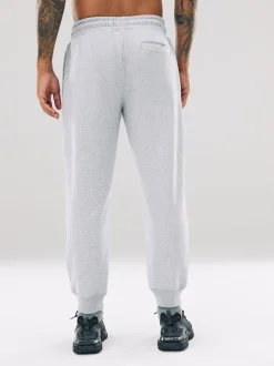 Joggingbroeken|Next - Slim Fit - Slim Fit Brushback Heavyweight Joggers Grijs gemêleerd