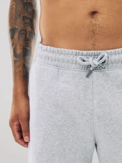 Joggingbroeken|Next - Slim Fit - Slim Fit Brushback Heavyweight Joggers Grijs gemêleerd