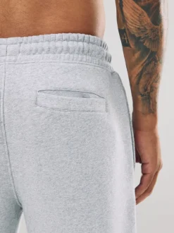 Joggingbroeken|Next - Slim Fit - Slim Fit Brushback Heavyweight Joggers Grijs gemêleerd