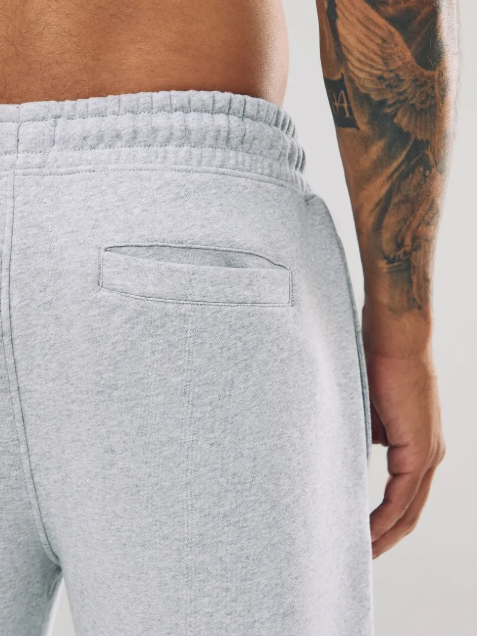 Joggingbroeken|Next - Slim Fit - Slim Fit Brushback Heavyweight Joggers Grijs gemêleerd