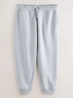 Joggingbroeken|Next - Slim Fit - Slim Fit Brushback Heavyweight Joggers Grijs gemêleerd