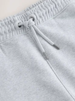 Joggingbroeken|Next - Slim Fit - Slim Fit Brushback Heavyweight Joggers Grijs gemêleerd