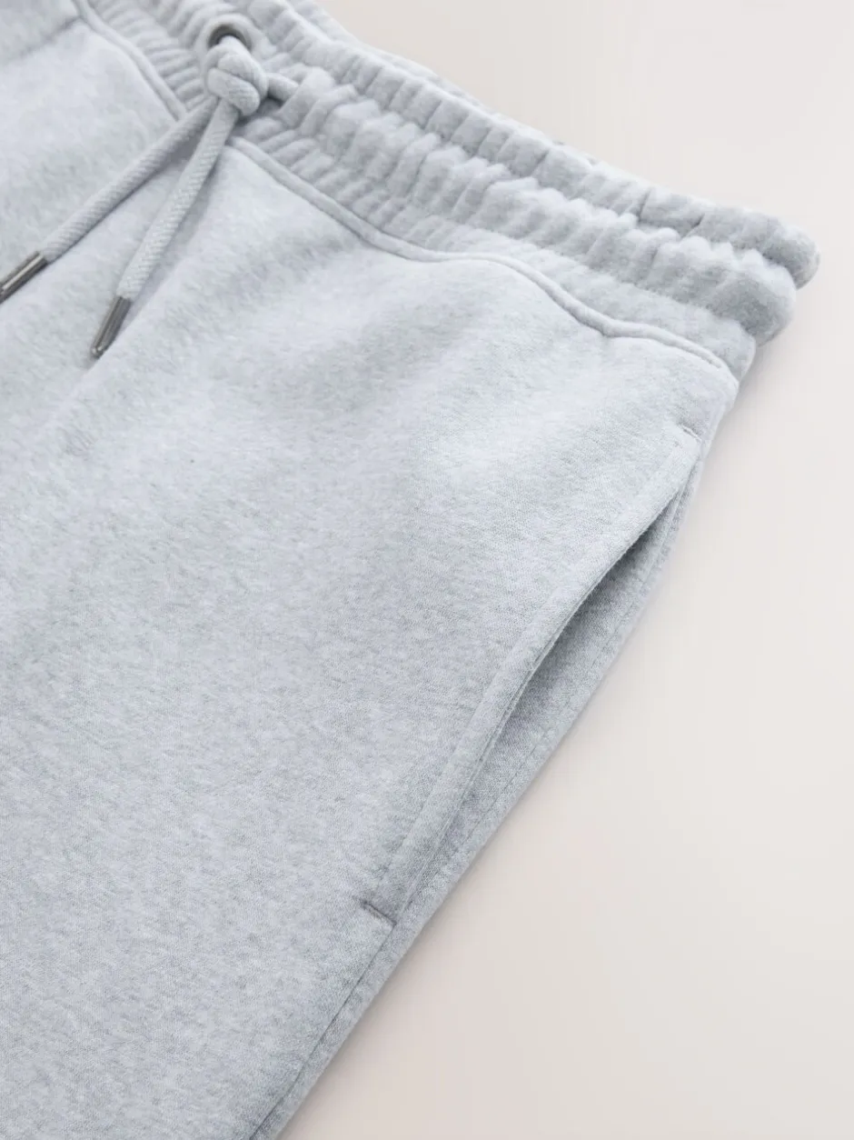 Joggingbroeken|Next - Slim Fit - Slim Fit Brushback Heavyweight Joggers Grijs gemêleerd