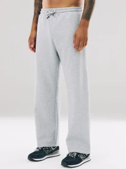 Joggingbroeken|Next Grijs gemêleerd - Straight fit - Relaxed Fit Brushback Heavyweight Joggers