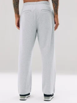 Joggingbroeken|Next Grijs gemêleerd - Straight fit - Relaxed Fit Brushback Heavyweight Joggers