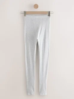 Alle Nacht- En Loungekleding|Next - Thermal Maximum Warmth Cosy Pointelle Leggings Grijs gemêleerd