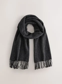 Mutsen, Sjaals En Handschoenen|Next - Smart Woven Scarf Grijs geruit