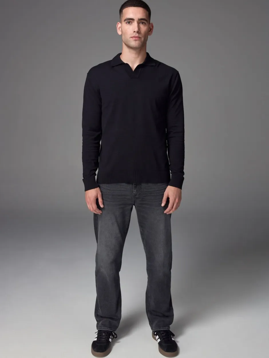Jeans*Next - Straight-fit Essential stretchy jeans met rechte pasvorm Grijs Gewassen