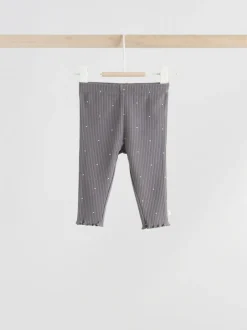 Tops|Sets En Combisets*Next - Babyset van top met Lange mouwen en Leggings met Bodywarmer 3 -delig (0mnd -2jr) Grijs met bloemen