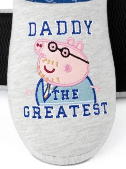 Pantoffels|Loungewear|Vanilla Underground Grijs met Daddy Pig - Mr Men Mr Lazy pantoffels