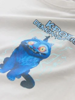 T-Shirts|Tops|Next - KPOP Demon Hunters T-Shirt (6-16yrs) Grijs met print aan de achterkant