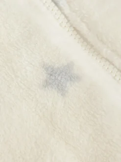 Babypakjes En Babypyjama's|Next - Fleece babypyjama Grijs met sterren