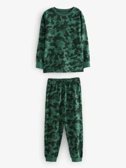 Pyjama's|Nachtkleding En Pyjama's|Next Grijs/blauw/groen camouflage - Verpakking van 3 pyjama's met lange mouwen (3-16 jr)