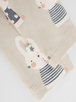 Tops|Sets En Outfits|Next Grijs/crème met figuurtjes - 6 -delige set van top met lange mouwen en leggings (0mnd -3jr)
