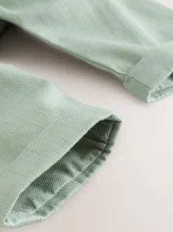 Sets En Combisets|Gelegenheidskleding|Next Grijs-groen - 3 -delige babyset van overhemd, broek en bretels (0mnd-2jr)