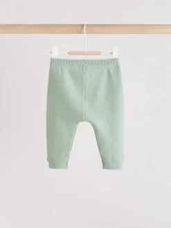 Sets En Outfits|Gebreide Kleding*Next - 2 -delige babyset met gebreide wikkelstrui en legging (0mnd-2jr) Grijs-groen