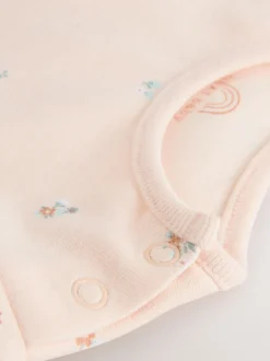 Tuinbroeken*Next - Baby Print Bodysuit met Lange mouwen en Corduroy bretelbroeken Set 2 Pieces (0mnd -2jr) Grijs-groen