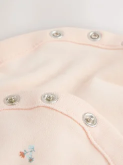 Tuinbroeken*Next - Baby Print Bodysuit met Lange mouwen en Corduroy bretelbroeken Set 2 Pieces (0mnd -2jr) Grijs-groen