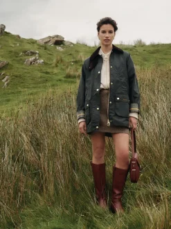 Jassen En Jacks|Barbour - ® Modern Beadnell Wax Jacket Grijs-groen