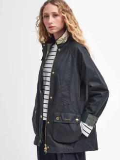 Jassen En Jacks|Barbour - ® Modern Beadnell Wax Jacket Grijs-groen