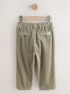 Broeken En Chino's|Next - Corduroy instapbroek (3mnd-7jr) Grijs-groen