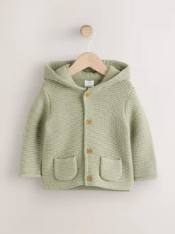 Truien En Breisels*Next Grijs-groen - Gebreid babyvest (0 mnd- 2 jr)