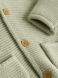 Truien En Breisels*Next Grijs-groen - Gebreid babyvest (0 mnd- 2 jr)