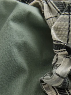 Pyjama's*Next - Motionflex behaaglijke pyjamaset met korte broek Grijs-groen