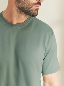 Pyjama's*Next - Motionflex behaaglijke pyjamaset met korte broek Grijs-groen