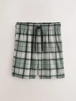Pyjama's*Next - Motionflex behaaglijke pyjamaset met korte broek Grijs-groen