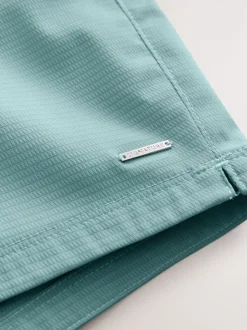 Badkleding*Next Grijs-groen - Signature Tailored zwembroek met tailleband