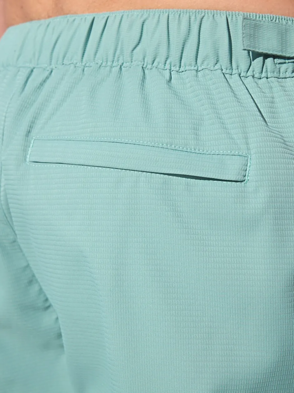 Badkleding*Next Grijs-groen - Signature Tailored zwembroek met tailleband